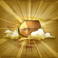 Ancient book old style background