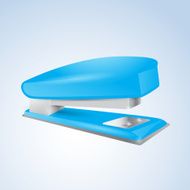 Blue stapler
