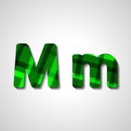 Colorful letter alphabet N270