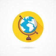 Vector globe icon N2