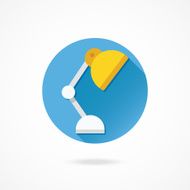 Vector Table Lamp Icon