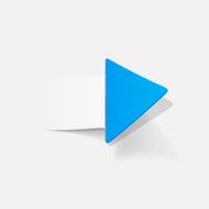 realistic design element arrow N2