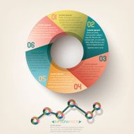 Infographics Business circle template N2