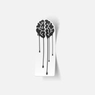 Realistic Design Element Brain Drop N11