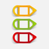 realistic design element pencil N26