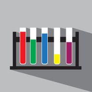 Science vitro vector icon
