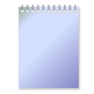 Blue notebook