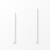 Vector letter N13