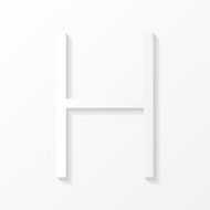 Vector letter N18