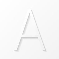 Vector letter N25