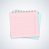 Vector modern notebook on gray background Eps10 N2