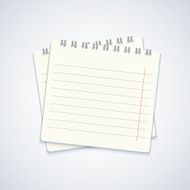 Vector modern notebook on gray background Eps10 N4