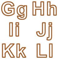 Vector alphabet with texture of wood N2