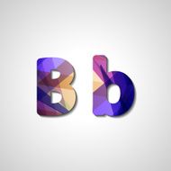 Colorful letter alphabet N365