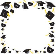 Graduation Caps Frame C