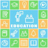 Education icons N183
