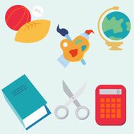 Flat Education Icons N5