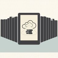 E-Book with Cloud computing