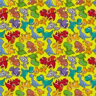 seamless Dinosaurs pattern N2