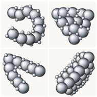 Set of molecular