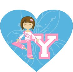 Cute Yoga Girl Illustration N14
