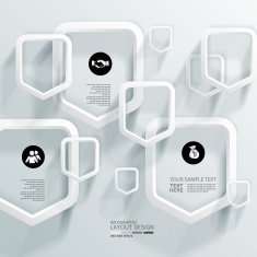 Modern business design for template infographic website symbol N23