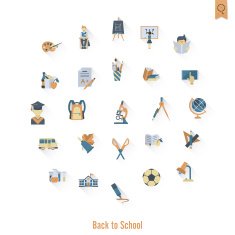 school and education icons N728