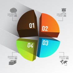 Modern design for business info graphic N10