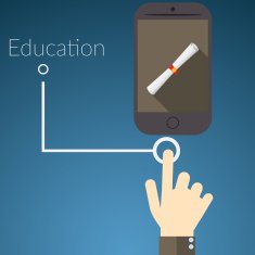Flat design vector illustration concept for online services