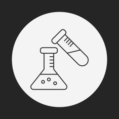 Beaker line icon N80