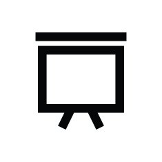 Chalkboard Vector Icon