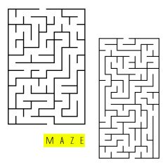 square labyrinth set