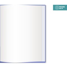 Open Book isolated on white Vector