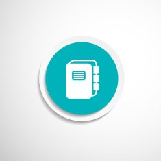 web button Flat design with shadow N28
