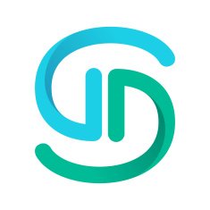 S letter line logo N17