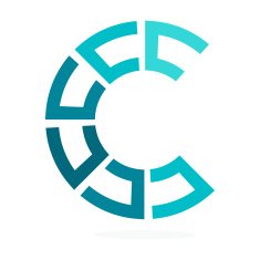 C letter line logo N7