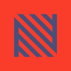 N letter line logo N4