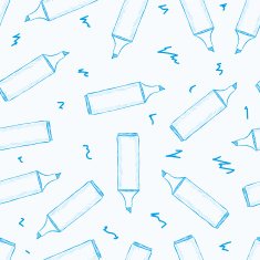 Seamless blue markers