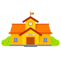 School building illustration N2