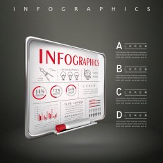 business concept infographic template design