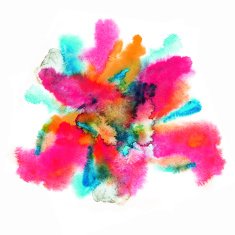 Abstract hand drawn watercolor background N3