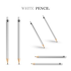 elegant white pencils set N3