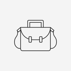 school bag line icon N10