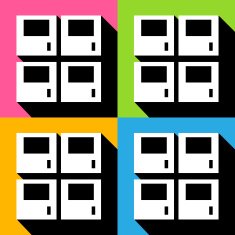 Vector locker icon Illustration EPS10 N10