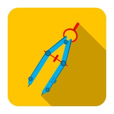icons compass divider dividers flat design