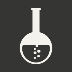 Flat in black and white mobile application flask