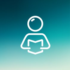 Man reading book thin line icon N2