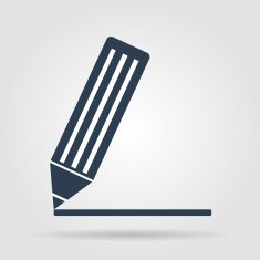 Flat icon of notes N10