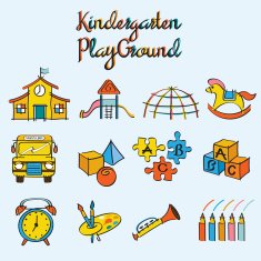 Kindergarten Toys and Playground Set N2
