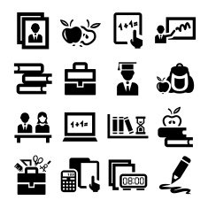 Education icons N172